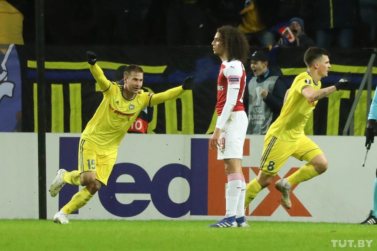 Flipboard: BATE Borisov VS Arsenal: Stanislav Dragun's goal gives ...