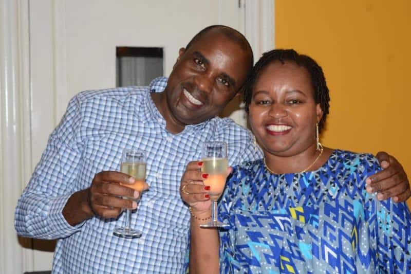 Anne Waiguru's husband warns Moses Kuria against abusing his wife