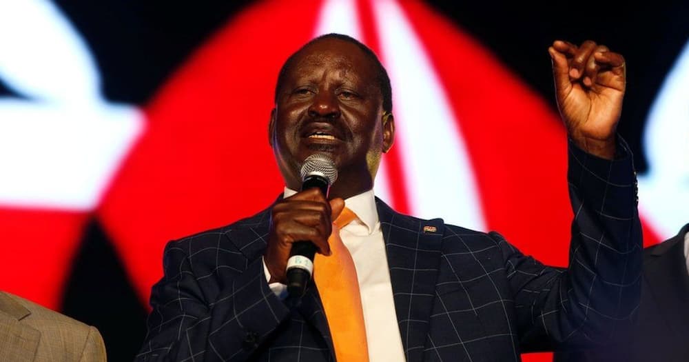 ODM leader Raila Odinga said Kenya Kwanza principals had run the Kenyan economy down.