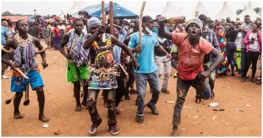 Kadodi is a traditional circumcision dance in Uganda.