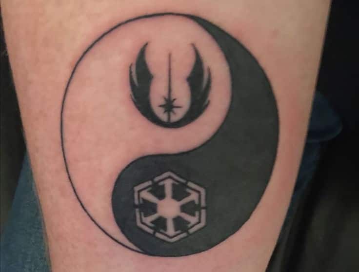 meaningful small star wars tattoos