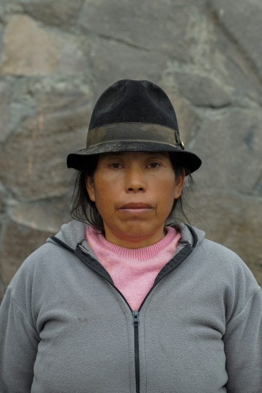 Nele Cuchipe is raising her two grandchildren in Ecuador's southern Cotopaxi province