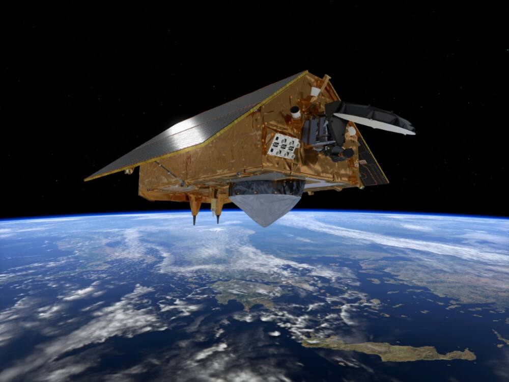 ESA's Sentinel-6 satellite, which tracks methane emissions across the globe