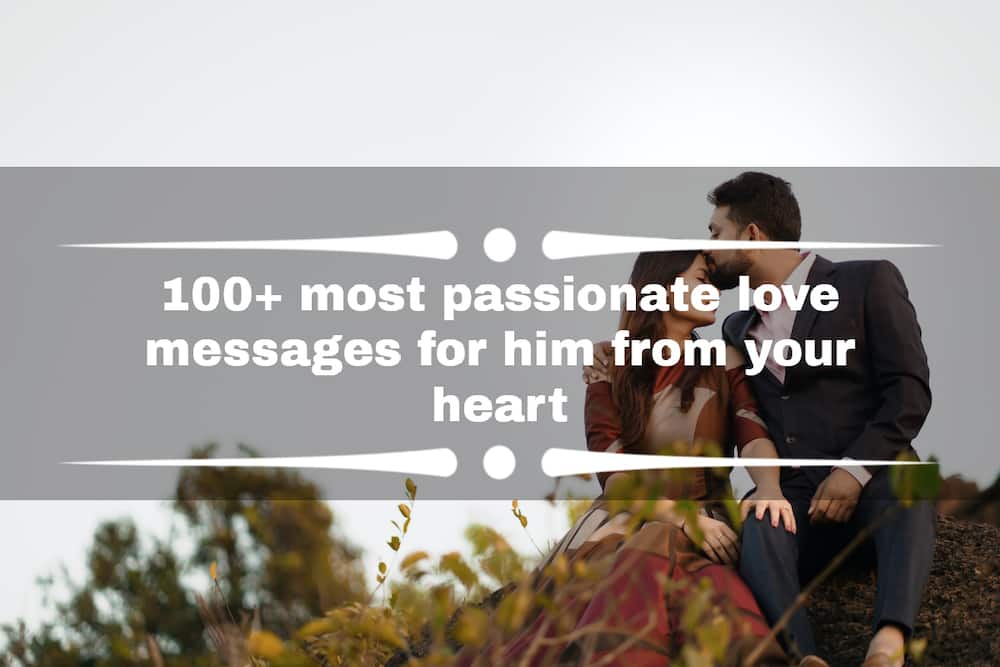 Passionate love messages for him