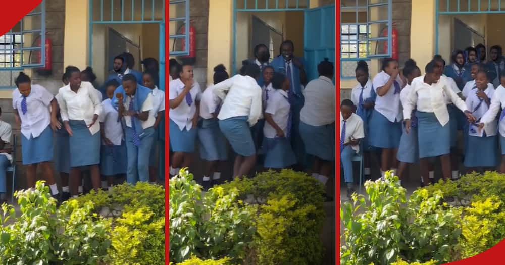 Dandora Secondary students dancing to Mzabibu song
