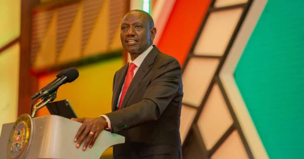 President William Ruto speaks on May 29.