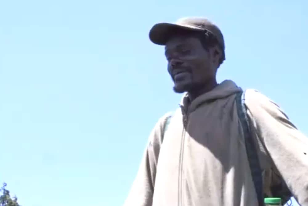 41-year-old- man begins long walk from Kakamega to Nairobi