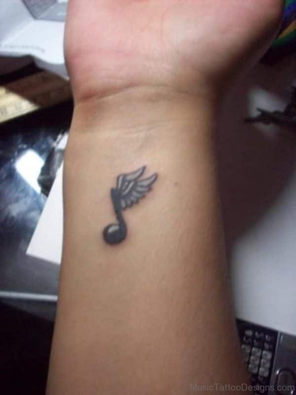 92 Stylish Musical Tattoos On Wrist  Tattoo Designs  TattoosBagcom