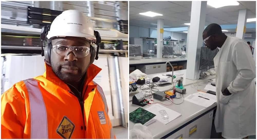 Photos of Nigerian man living abroad, Toyyib Adewale Adelodun.