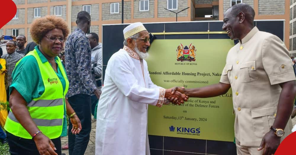 President William Ruto vowed to continue with the affordable housing programme.