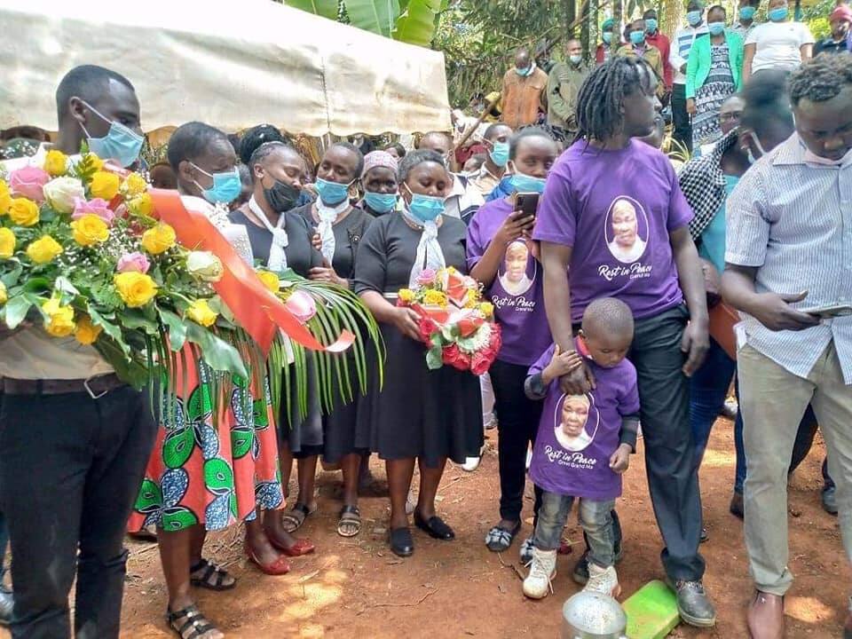 Kianjokoma: 5 Emotional Photos from Slain Embu Brothers' Grandma's Burial