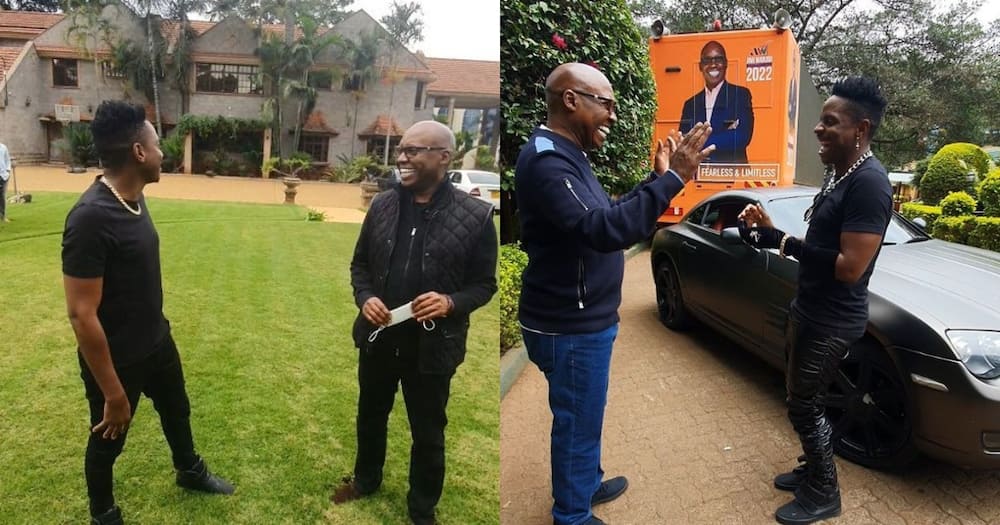 Jimmy Wanjigi gifts Eric Omondi a brand new car.