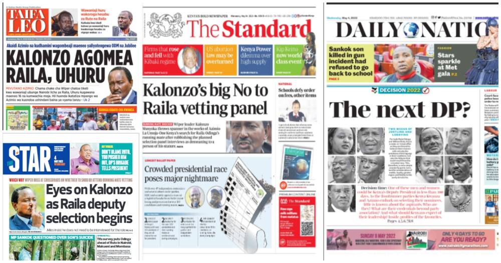 Kenyan Newspapers Review: David Sankok's Son Used Key to Access Bedroom, Safe Where MP Kept Gun