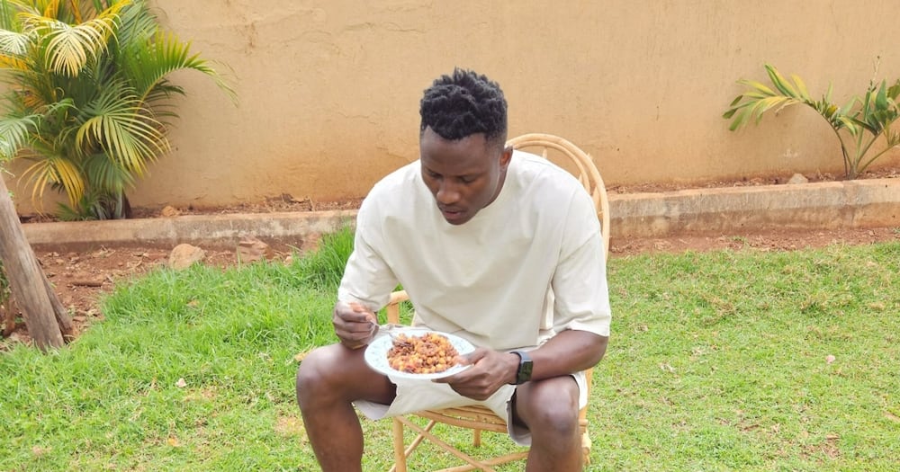 Olunga loves local meals.