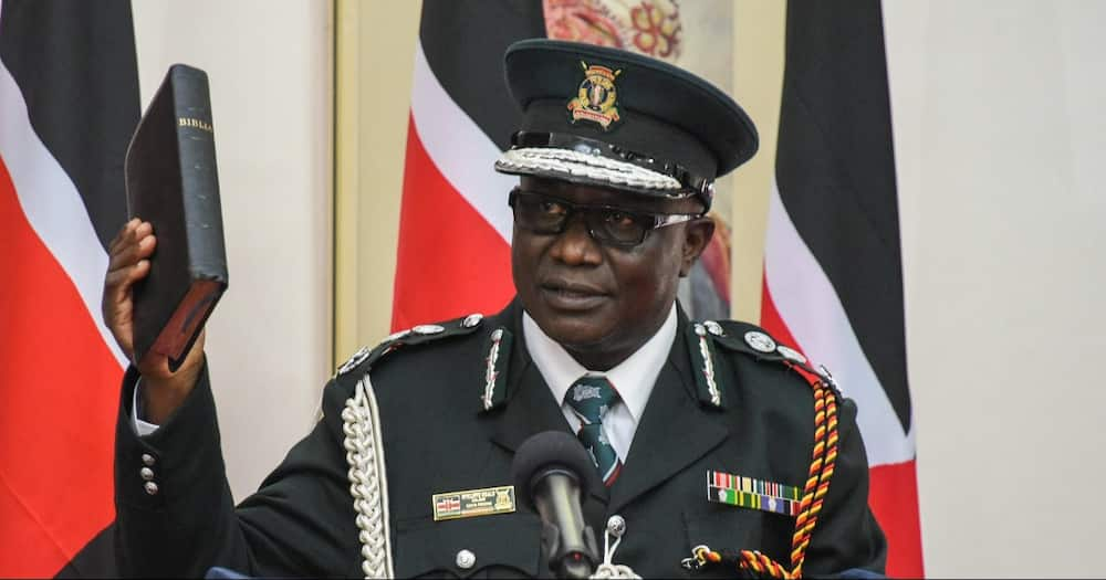 Sacked Kenya Prisons boss Wycliffe Ogalo. Photo: State House, Kenya.