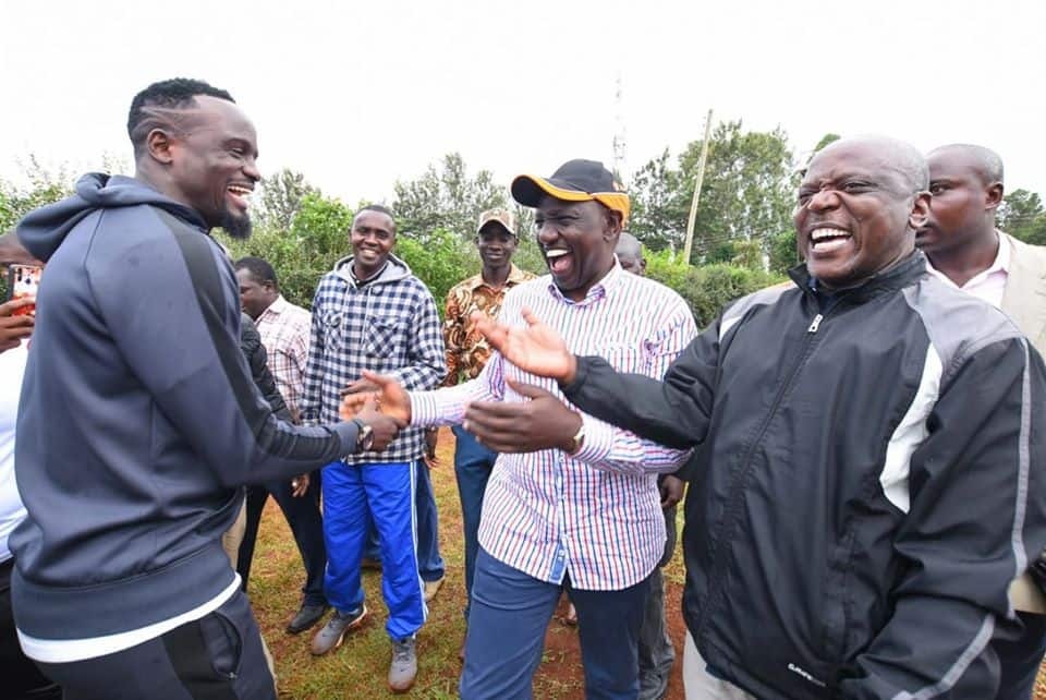 Ruto akutana na Mariga, waonekana kufurahi