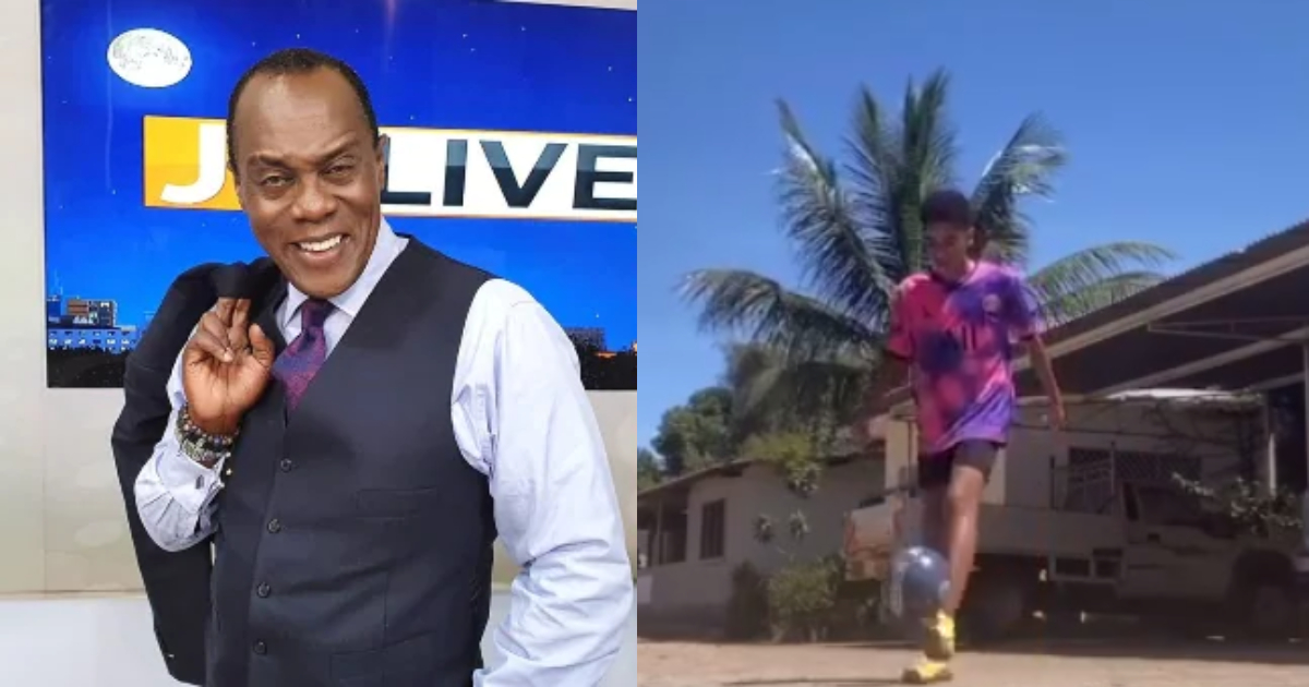 Mwanahabari Jeff Koinange Apakia Video ya Mwanawe Ambaye Ni Mwanasoka Chipukizi