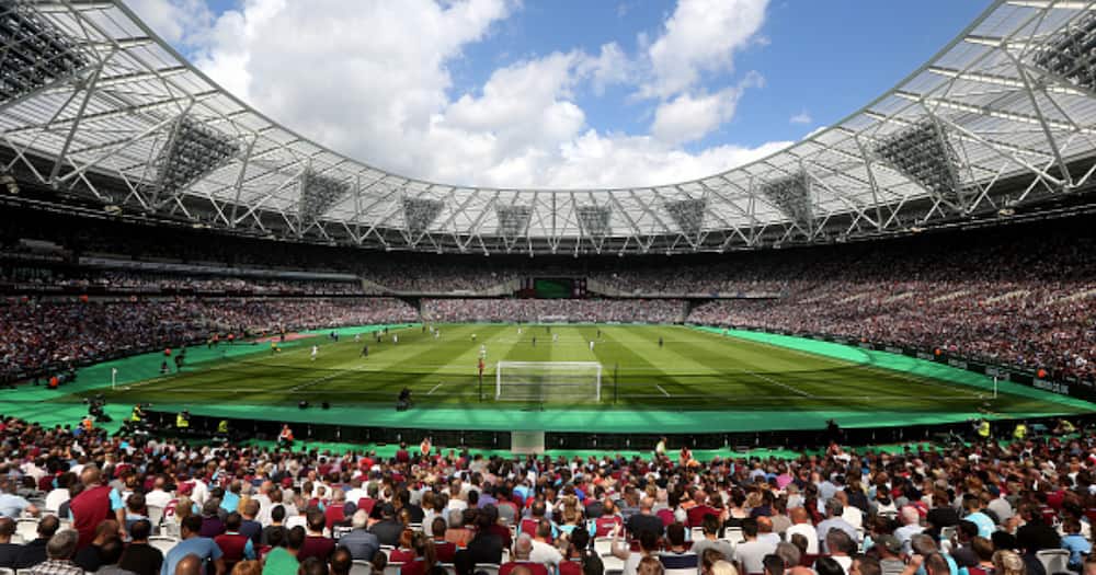 A general view of the action in the first half during the Pre-Season Friendly between West Ham United and Juventus at The Olympic Stadium on August 7, 2016 in London, England. (Photo by Charlie Crowhurst/Getty Images)