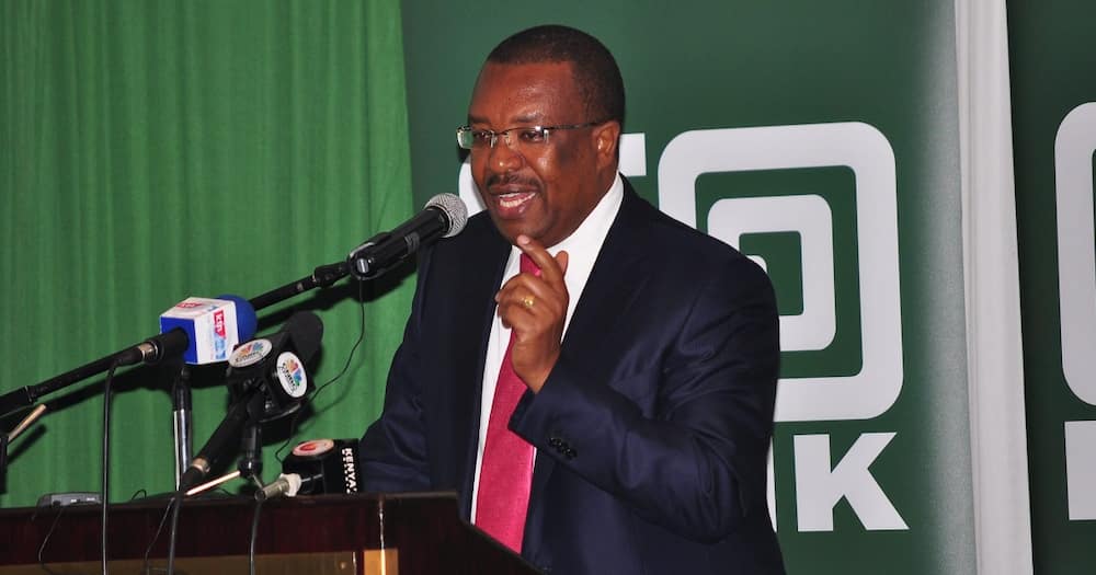 Gideon Muriuki said Co-operative Bank's business model is built socio-economic sustainability.