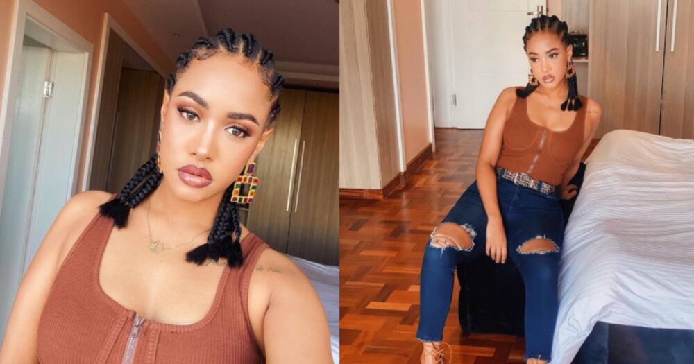 Tanasha Donna effortlessly rocks hip, fierce cornrows as she debuts new look