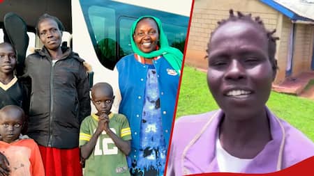 West Pokot Woman, Kids Finally Embark on First-Ever Journey to Nairobi after Well-Wisher's Help