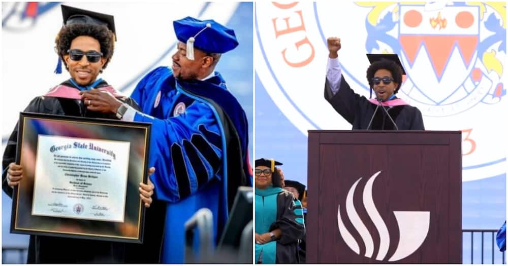 Rapper Ludacris Graduates.