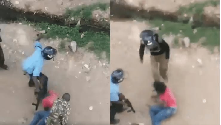 JKUAT student beaten by police officers says viral video saved his life