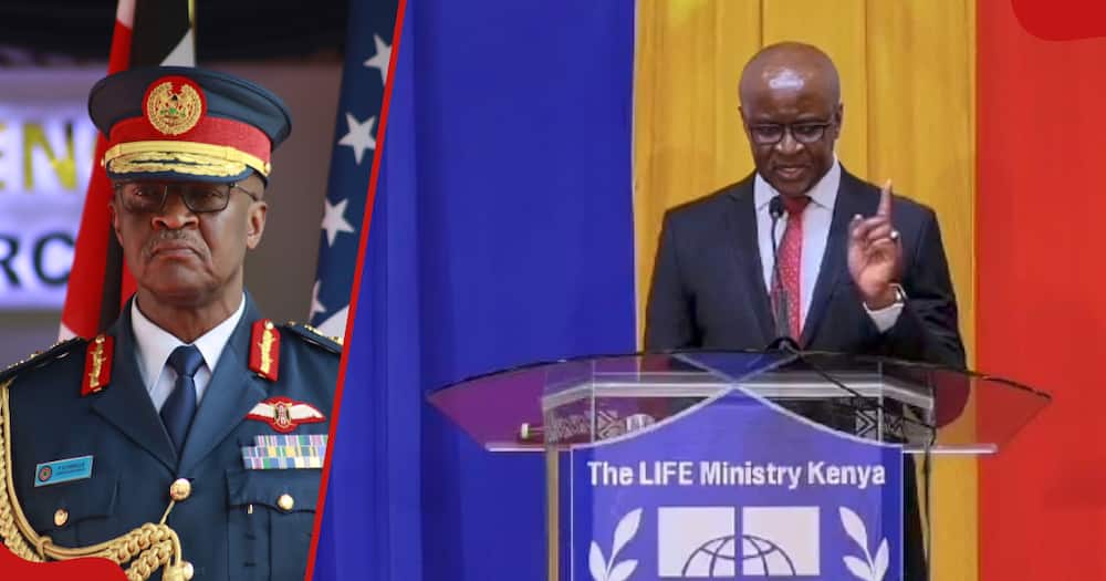 A video of General Ogolla talking about being in a better place after his death has emerged.