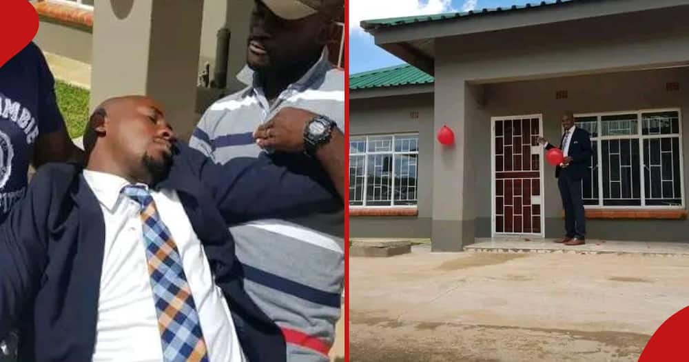 Kalenjin man faints after wife gifts him house title deed.
