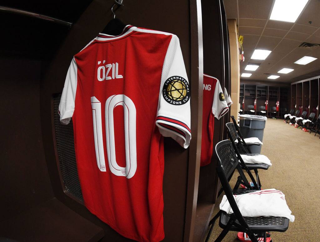 ozil signed shirt