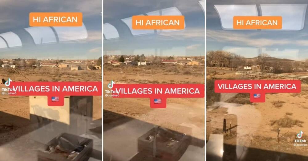 A video of an American village that looks like South African townships