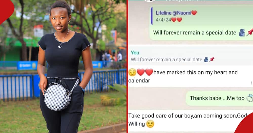 Kabete Polytechnic student Vivian Marita Orero (l) leaked her bae's chats with his side chick (r).