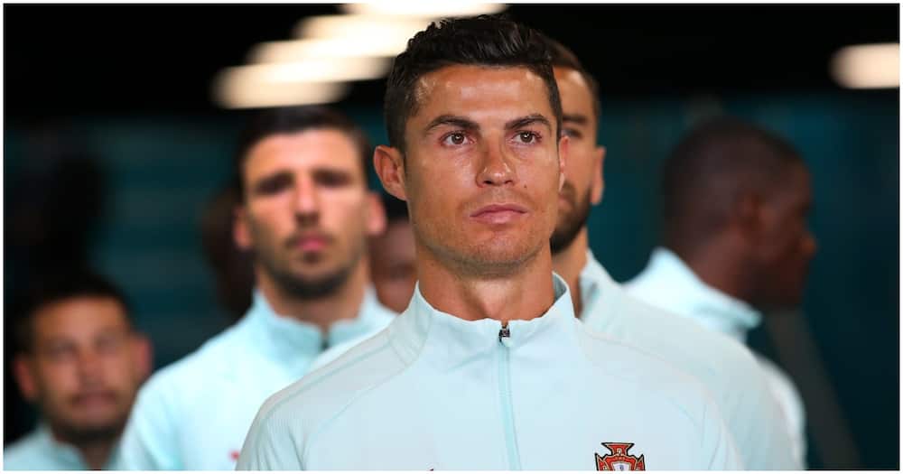 Cristiano Ronaldo in action for Portugal in Euro 2020
