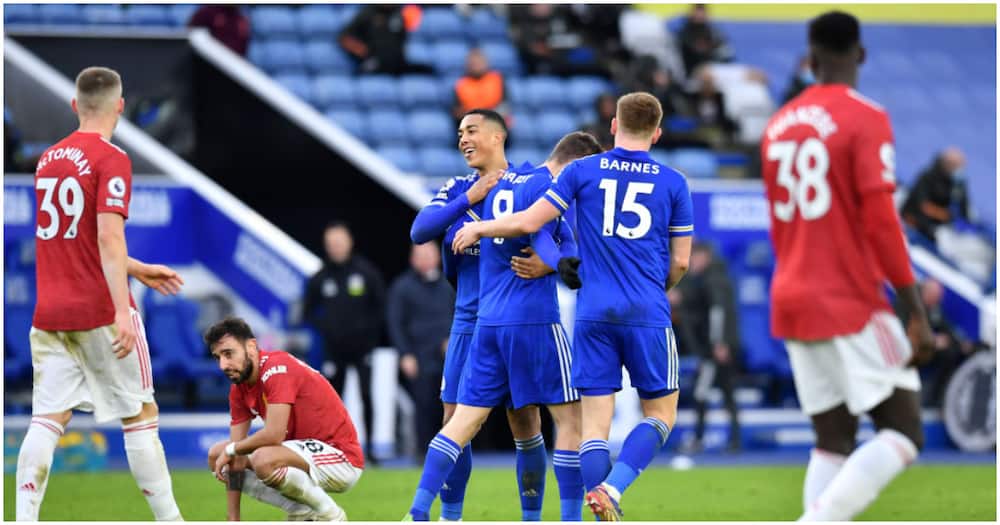 Leicester City vs Man United: Jamie Vardy scores late as Foxes snatch point