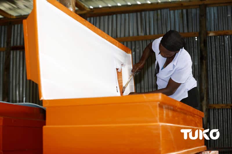 Nakuru: Mama mboga proud of making coffins after quitting vegetable trade
