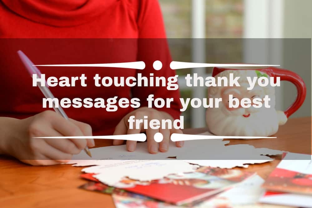heart touching thank you messages for your best friend