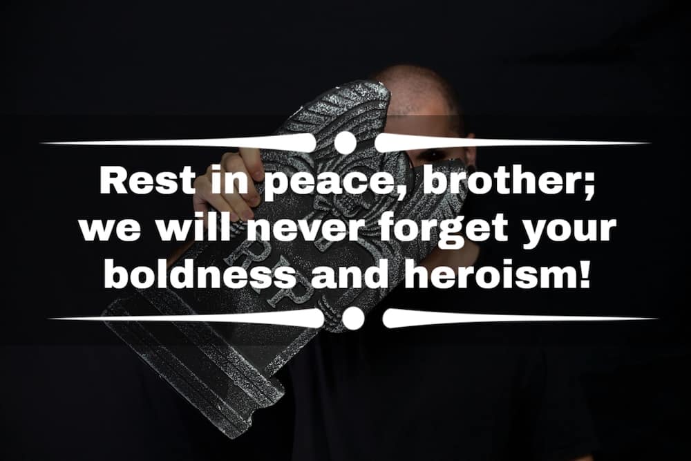 RIP quotes for a police officer