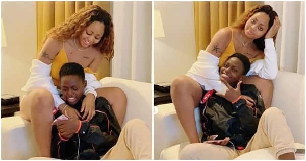 Billionaire wife Regina Daniels catches up with junior sister, shares fun photos