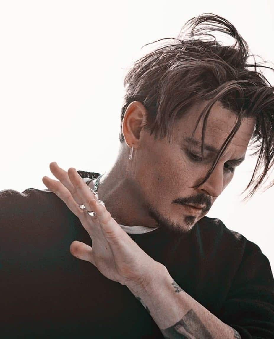 johnny-depp-long-hair - Mens Hairstyle 2020