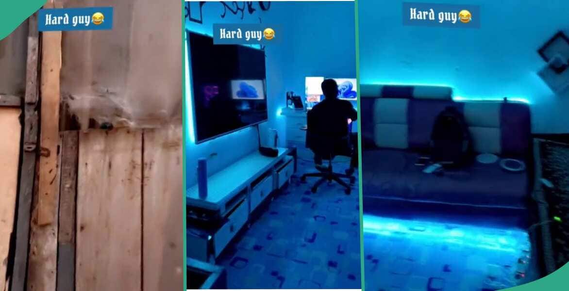 Mixed reactions trail video of interior of ghetto house with wooden door