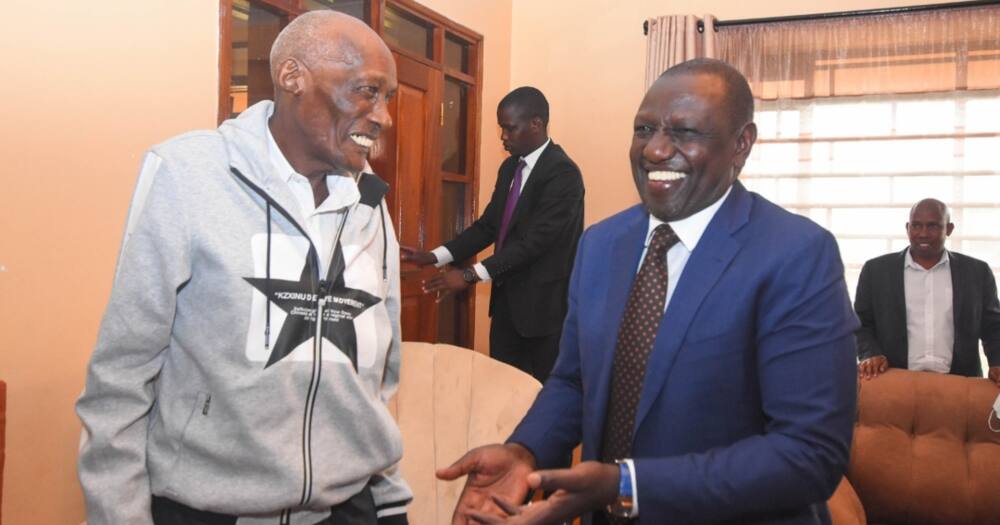 Jackson Kibor (left) was 88 when he died.