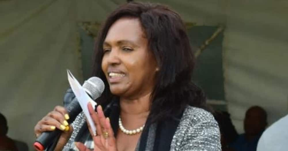 Tabitha Karanja speaks at a past event.