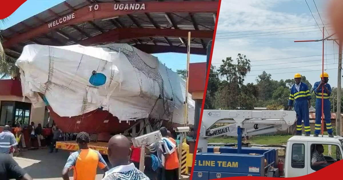 KPLC Celebrates Successfully Escorting Huge Cargo to Kenya-Uganda Border in Malaba: "Finally"