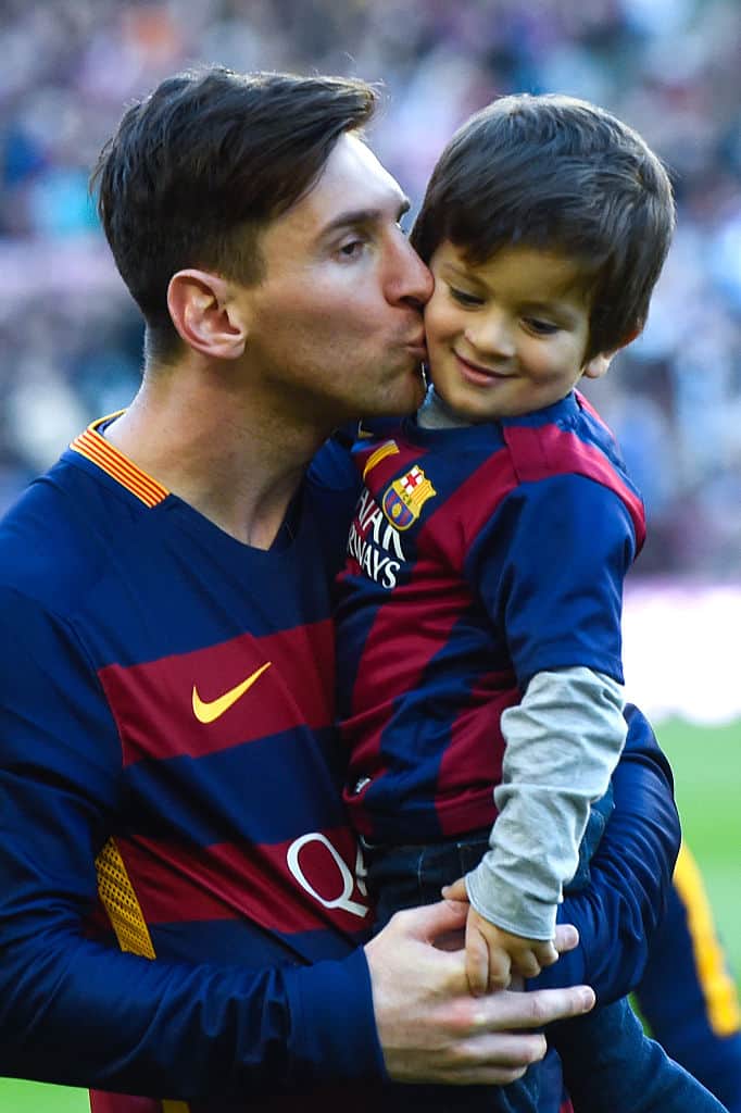 Barcelona star Lionel Messi reveals son Thiago is his greatest critic