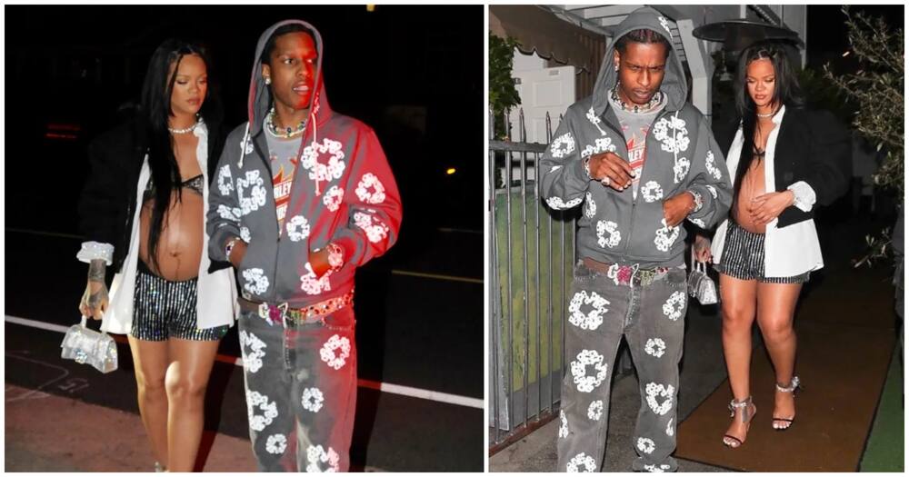 Rihanna, A$ap Rocky seen at dinner for first time since his arrest