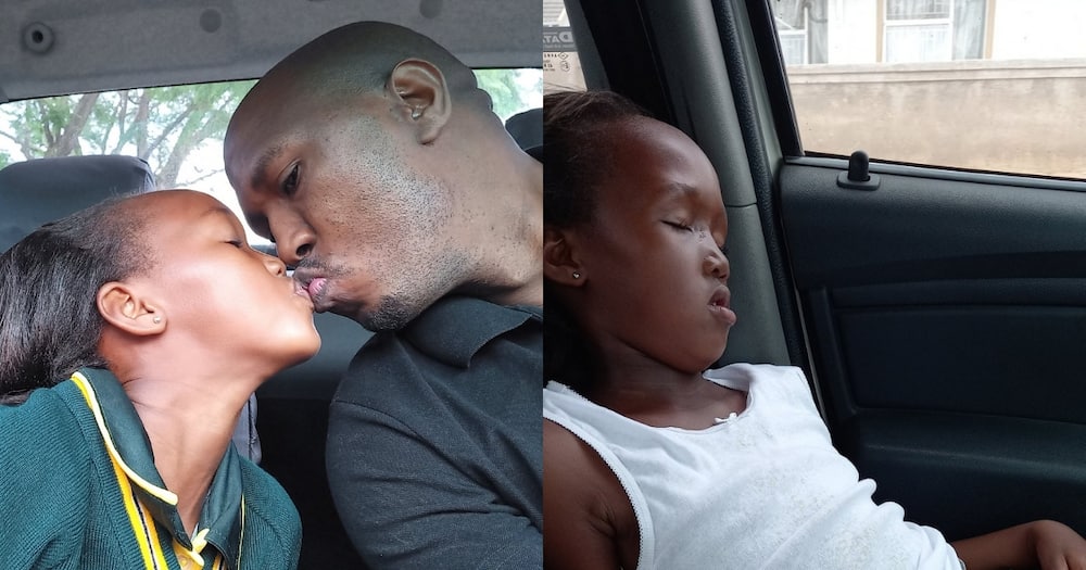 SA in Stitches After Dad Posts Daughter's Before and After School Pics