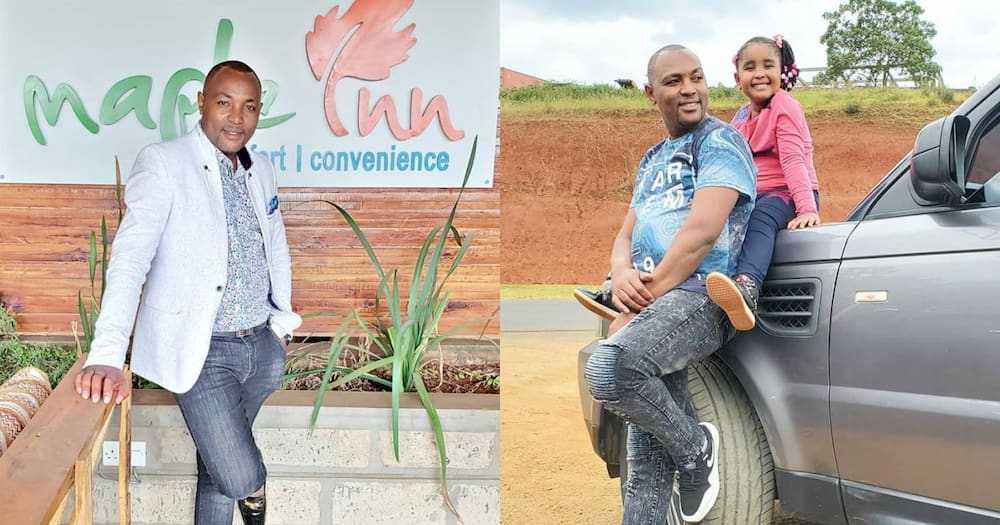 Daddy-daughter moment: Radio presenter Muthee Kiengei shows off gorgeous daughter