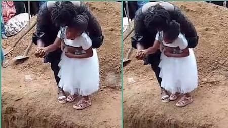 Video Of Little Girl Crying at Mother's Graveside Stirs Emotions: "Mummy You Were My Best"
