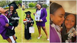 Saumu Mbuvi, Baby Daddy in Celebratory Mood as Daughter Graduates Nursery School: "Little Miss Boss"
