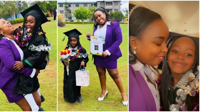 Saumu Mbuvi, Baby Daddy in Celebratory Mood as Daughter Graduates Nursery School: "Little Miss Boss"